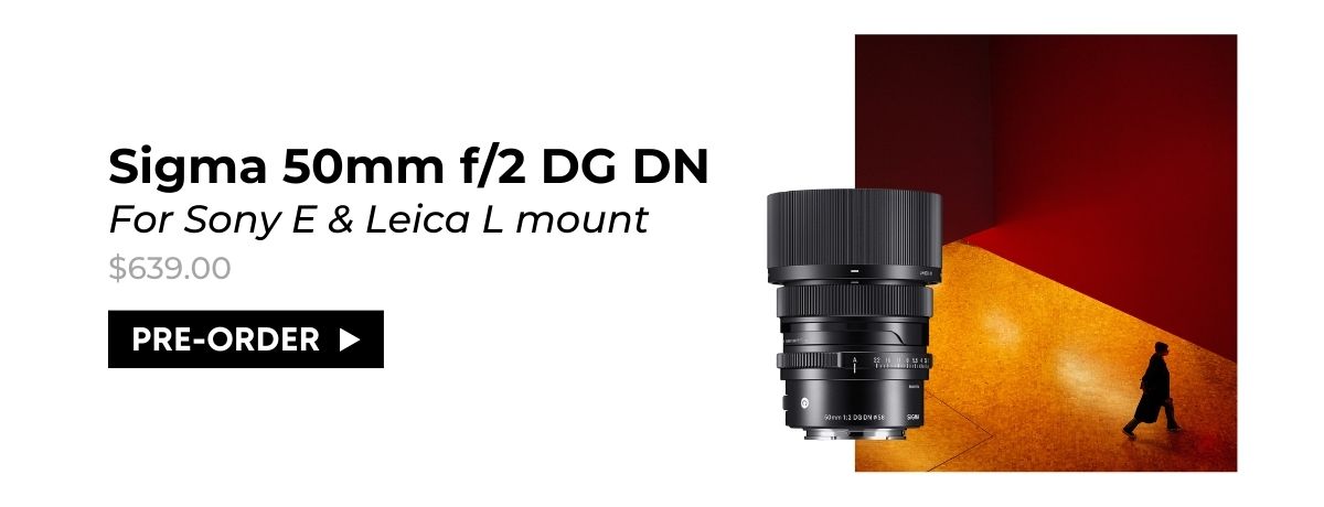 Sigma 50mm f/2 DG DN Contemporary Lens