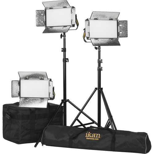 Ikan Lyra Half x 1 Daylight 3-Point Soft Panel LED Light Kit *Special Order Only*
