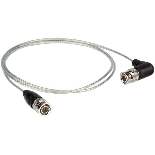 ikan Ultra Slim SDI Cable with BNC to Right-Angle BNC Connector - 1.5'