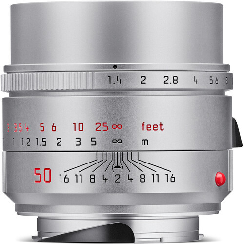 Leica Summilux-M 50mm f/1.4 Silver ASPH Lens 
