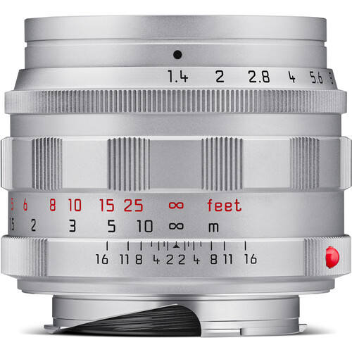 Leica Summilux-M 50mm f/1.4 Lens (Leica M, Silver, 2025 Version) *SPECIAL ORDER* (11714)
