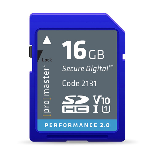 ProMaster Performance SDHC 2.0 UHS-I Memory Card - 16GB