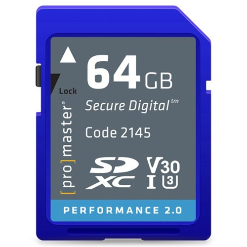 ProMaster Performance SDXC 2.0 UHS-I Memory Card - 64GB