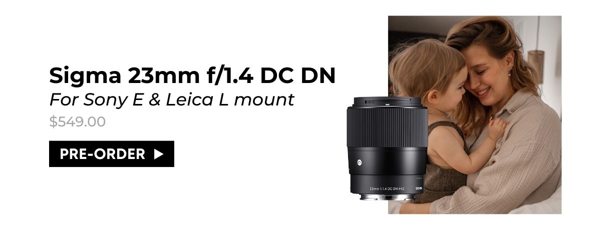 Sigma 23mm f/1.4 DC DN Contemporary Lens