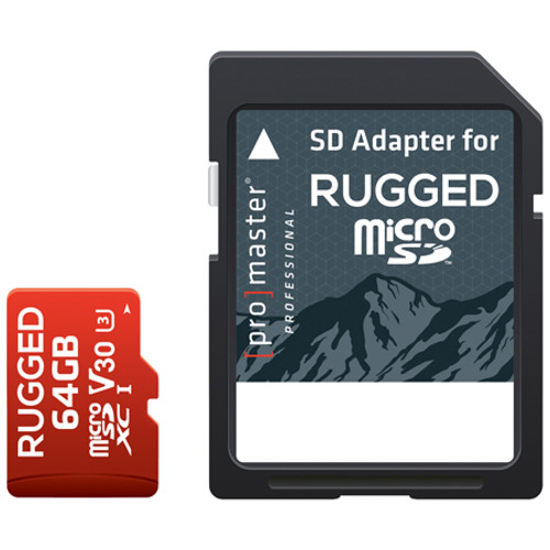 ProMaster Rugged Micro SDXC UHS-I Memory Card - 64GB