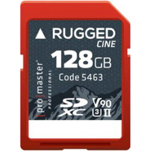 ProMaster Rugged Cine SDXC UHS-II Memory Card - 128GB ProMaster Rugged Cine SDXC UHS-II Memory Card - 128GB