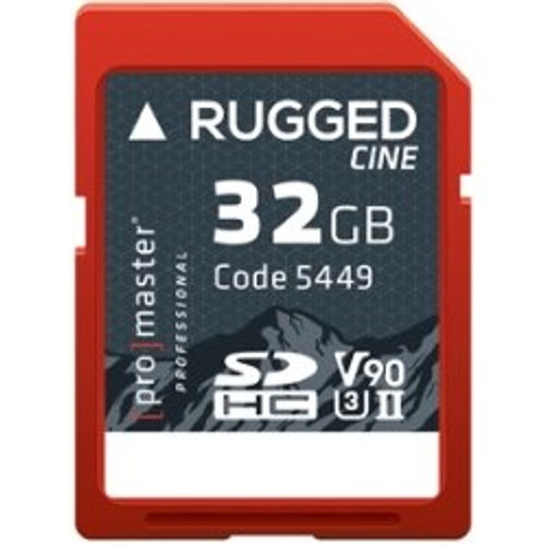 ProMaster Rugged Cine SDHC UHS-II Memory Card - 32GB