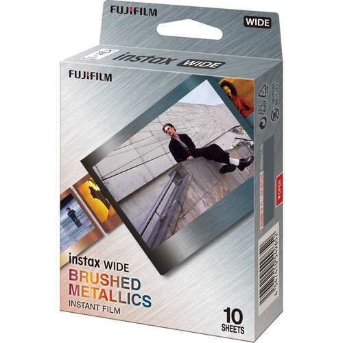 FUJIFILM INSTAX WIDE Brushed Metallics Instant Film (10 Exposures) (16932102)