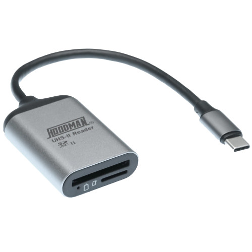 Hoodman Steel SD & microSD UHS-II Memory Card Reader (2334964)