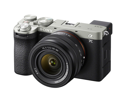 Sony a7C II Mirrorless Camera with 28-60mm Lens (Silver) (ILCE7CM2LS)