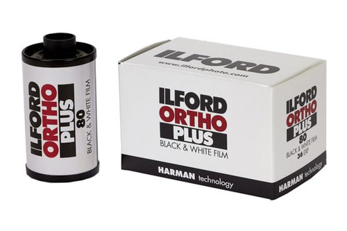 Ilford Ortho Plus Black and White Negative Film - 35mm 36 Exposures