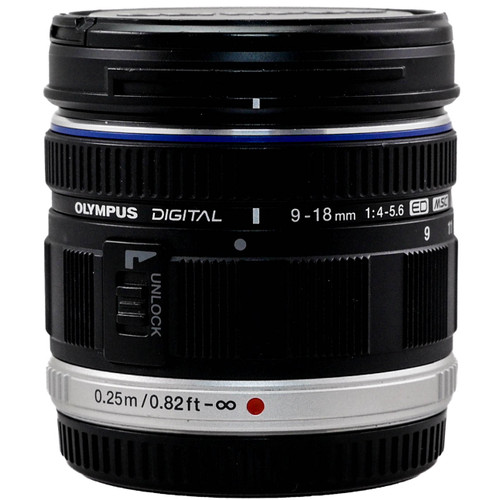 Used Olympus M.Zuiko Digital ED 9-18mm f/4-5.6 Lens (EX+) (625495647)