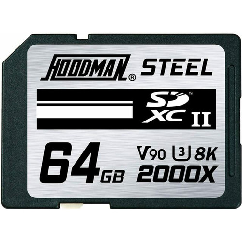 Hoodman Steel 2000x SDXC UHS-II Memory Card - 64GB